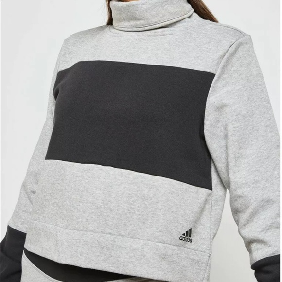 adidas cowl neck sweatshirt
